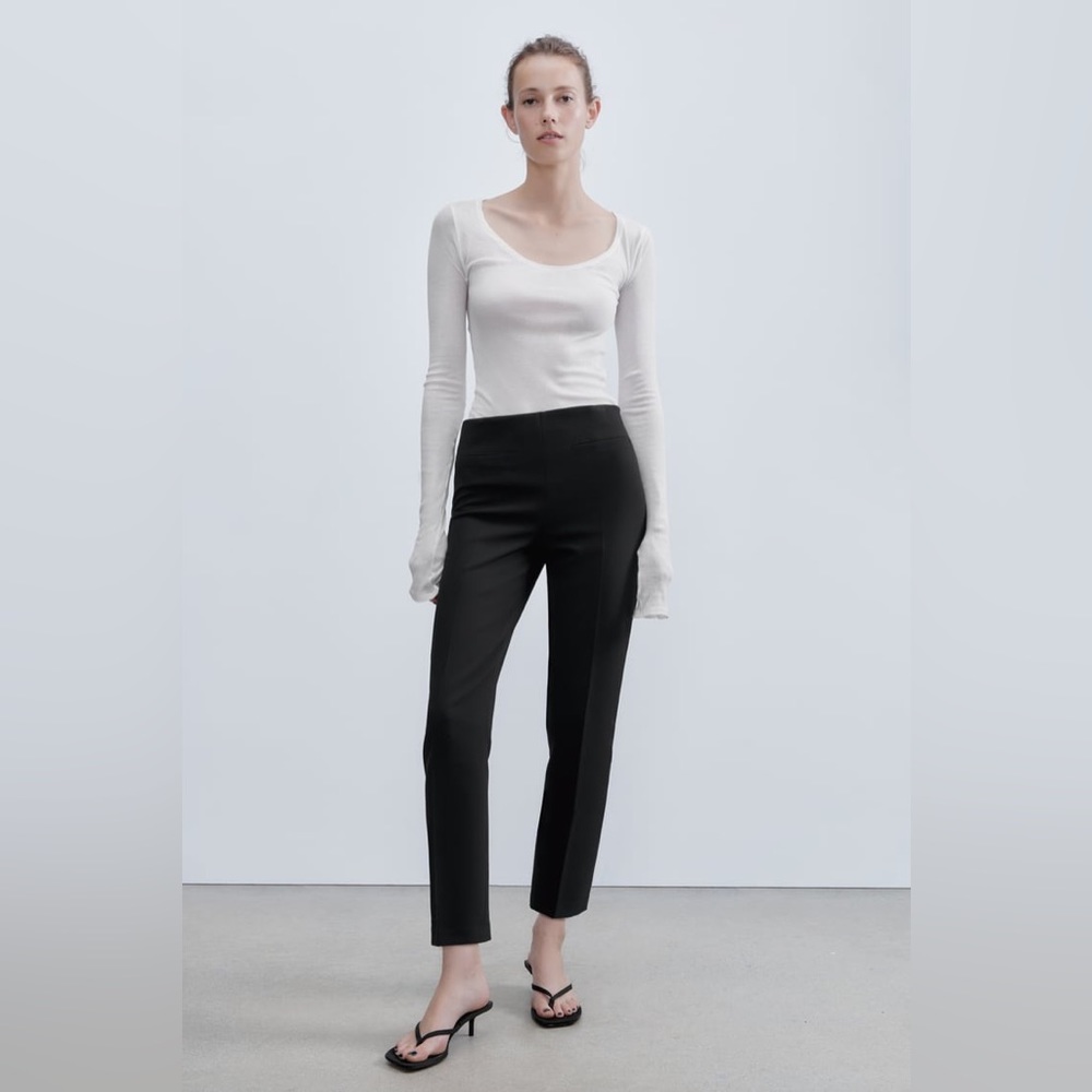 Zara‎ Mid Rise Trousers - Picture 7 of 17